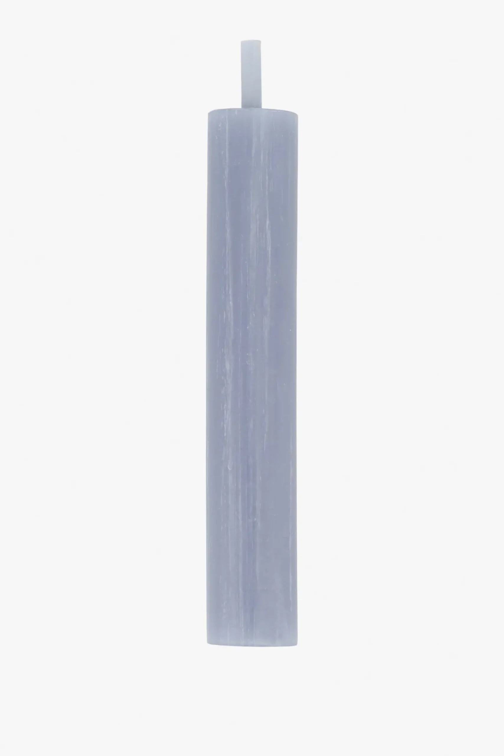 ZUSSS Kaarsen*4 rustieke kaarsjes 12cm grijsblauw