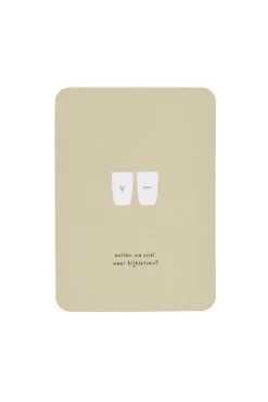 ZUSSS Kaartjes*ansichtkaart bijkletsen zand