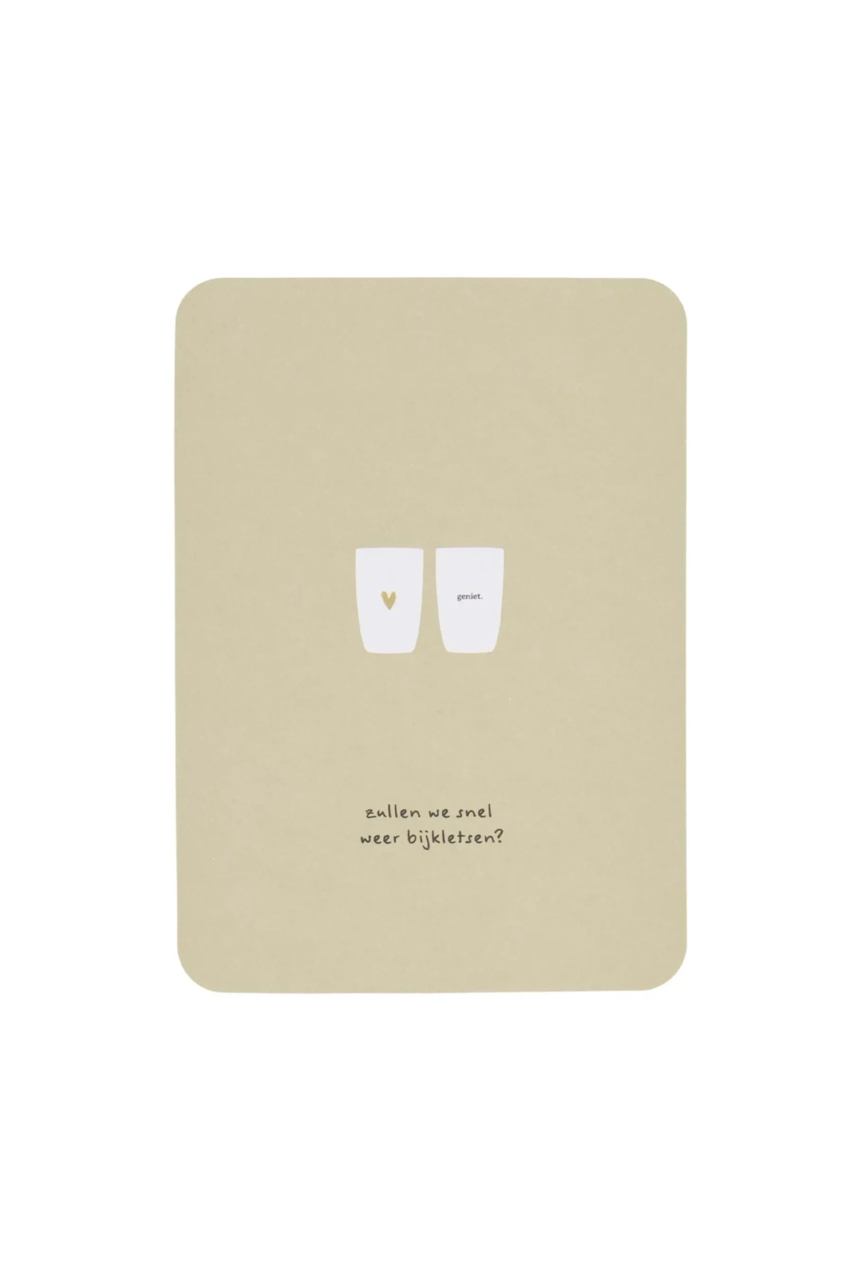 ZUSSS Kaartjes*ansichtkaart bijkletsen zand