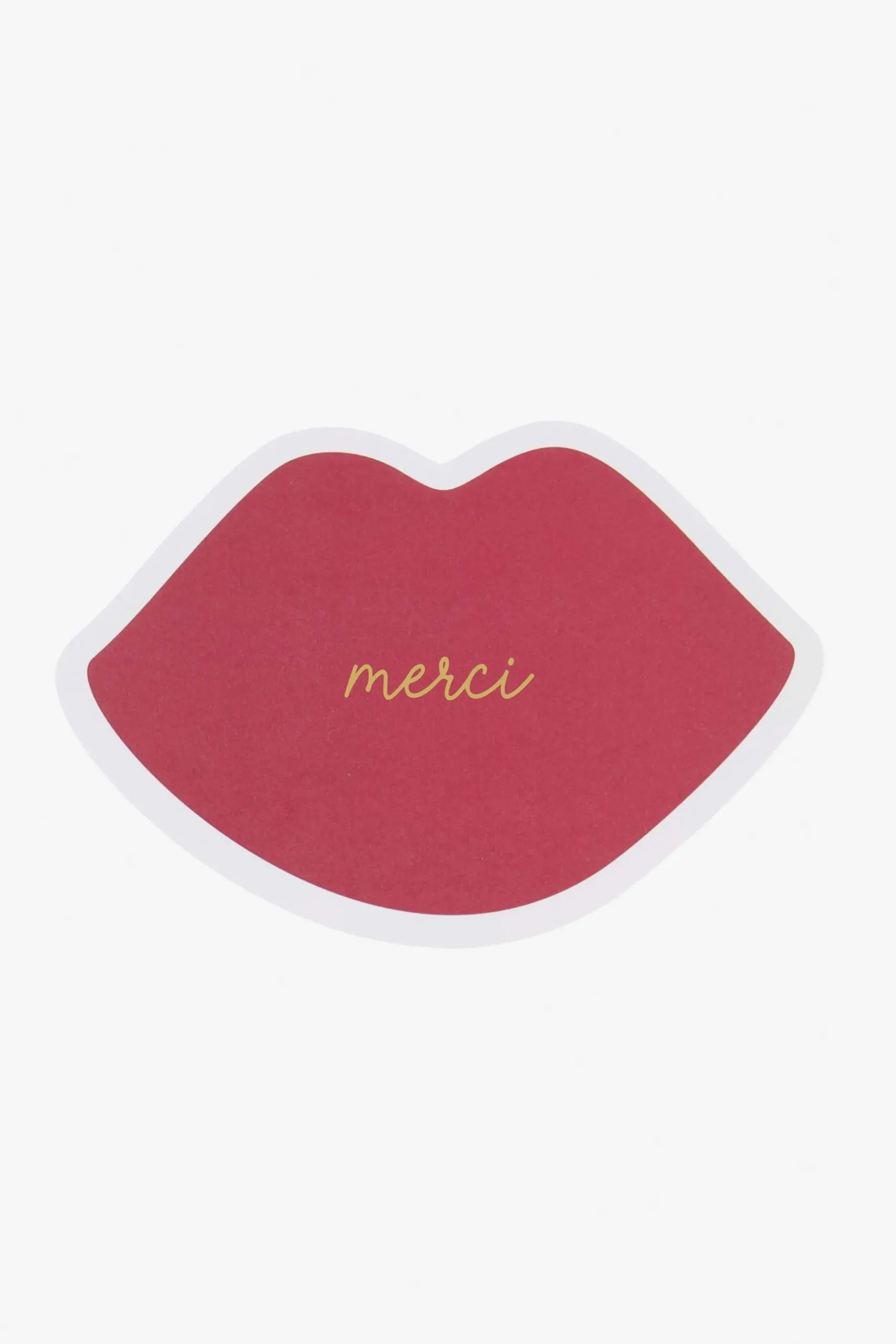 ZUSSS Kaartjes*ansichtkaart kusje rood/wit