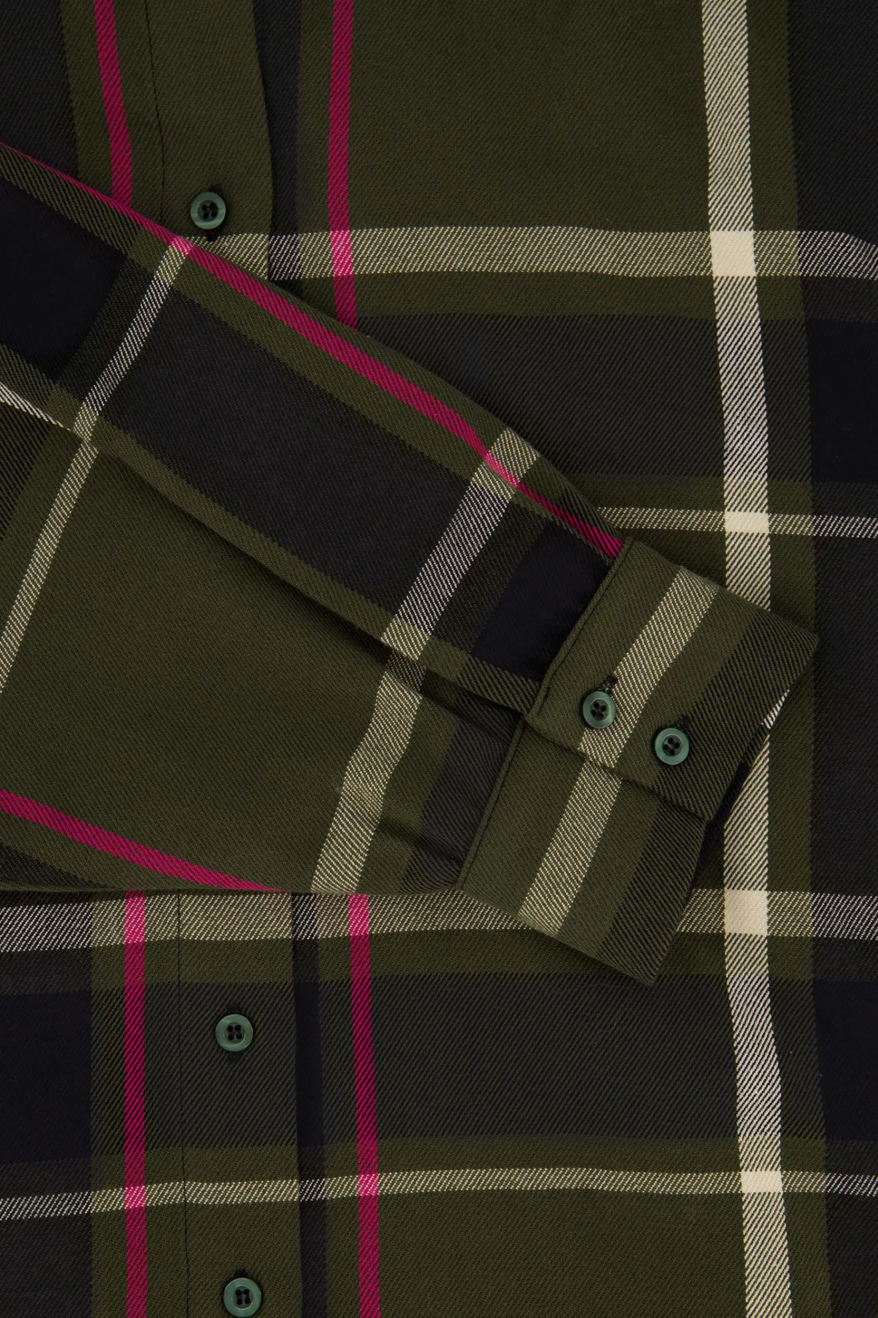 ZUSSS Jurkjes & Rokken*blousejurk met ruit donkergroen