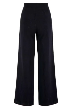 ZUSSS Broeken & Jeans*broek met structuur zwart