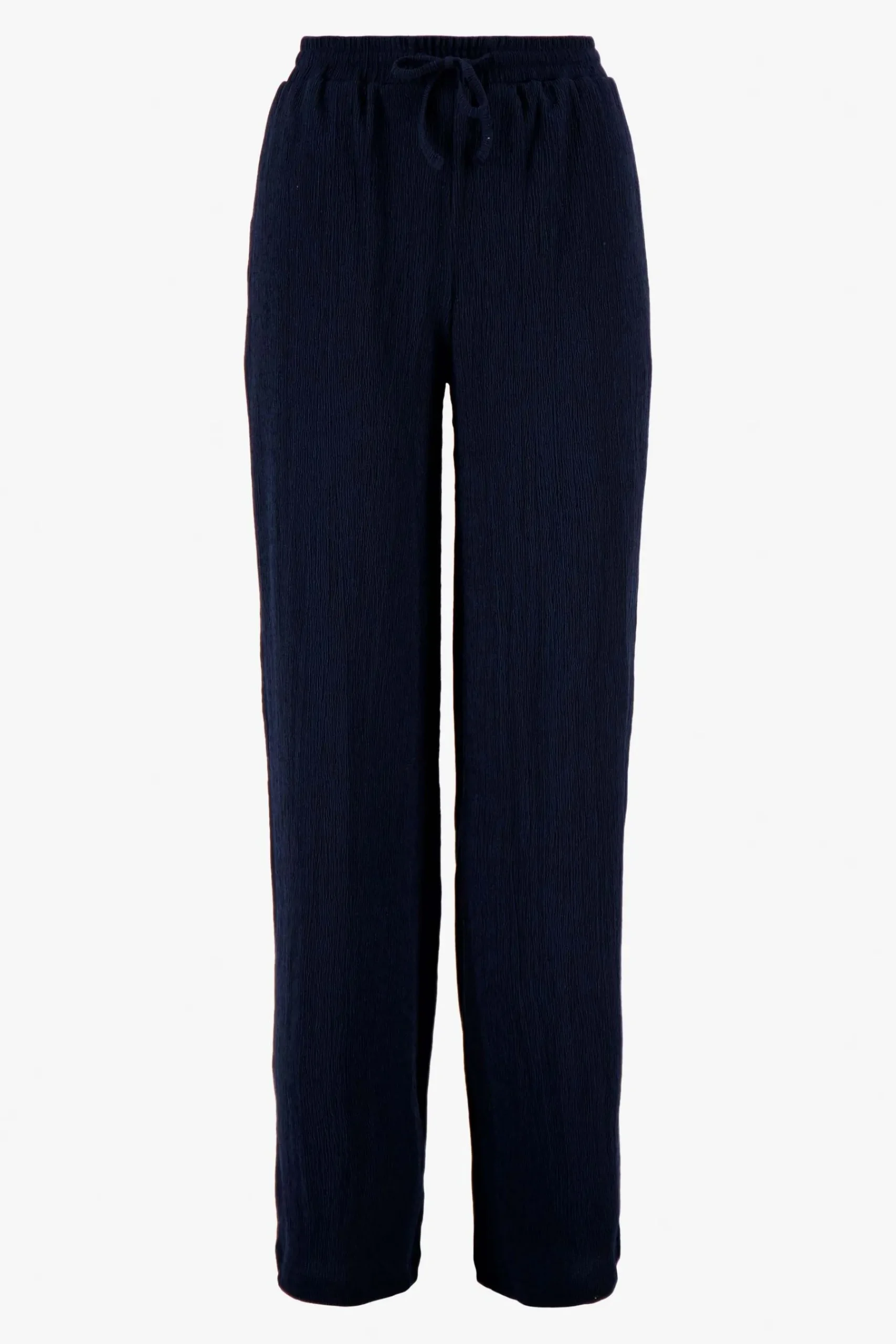 ZUSSS Broeken & Jeans*broek van crinkle stof donkerblauw