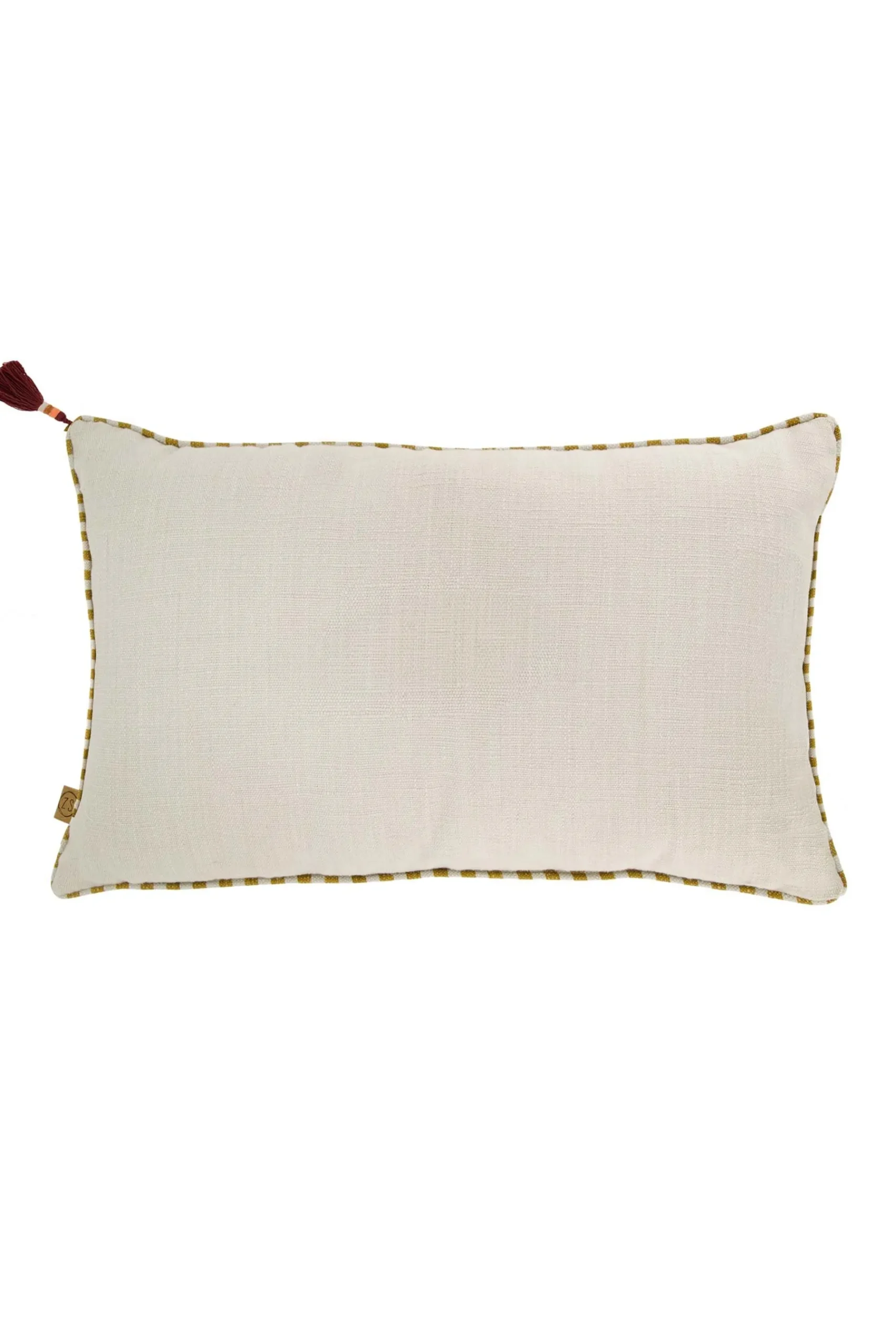 ZUSSS Buiten*buitenkussen love 60x30cm peper en zout/oker peperenzout/oker