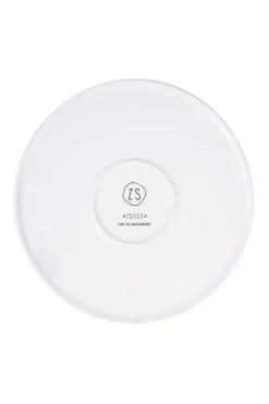 ZUSSS Servies*dinerbord hartje wit goud