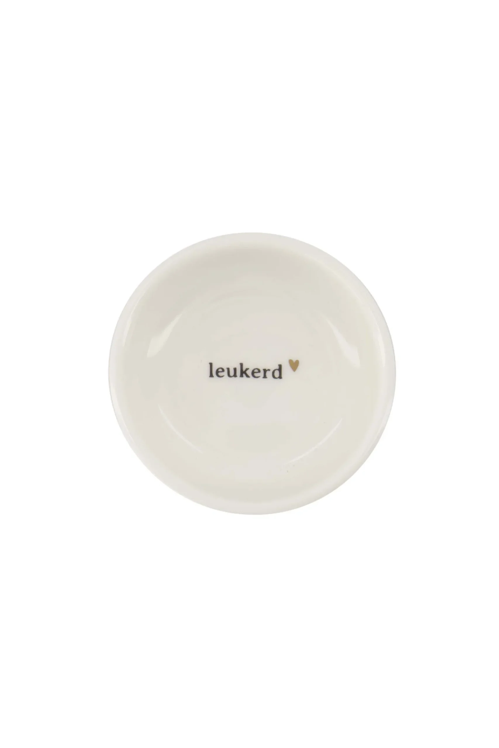 ZUSSS Servies*dipschaaltje leukerd wit wit/zand