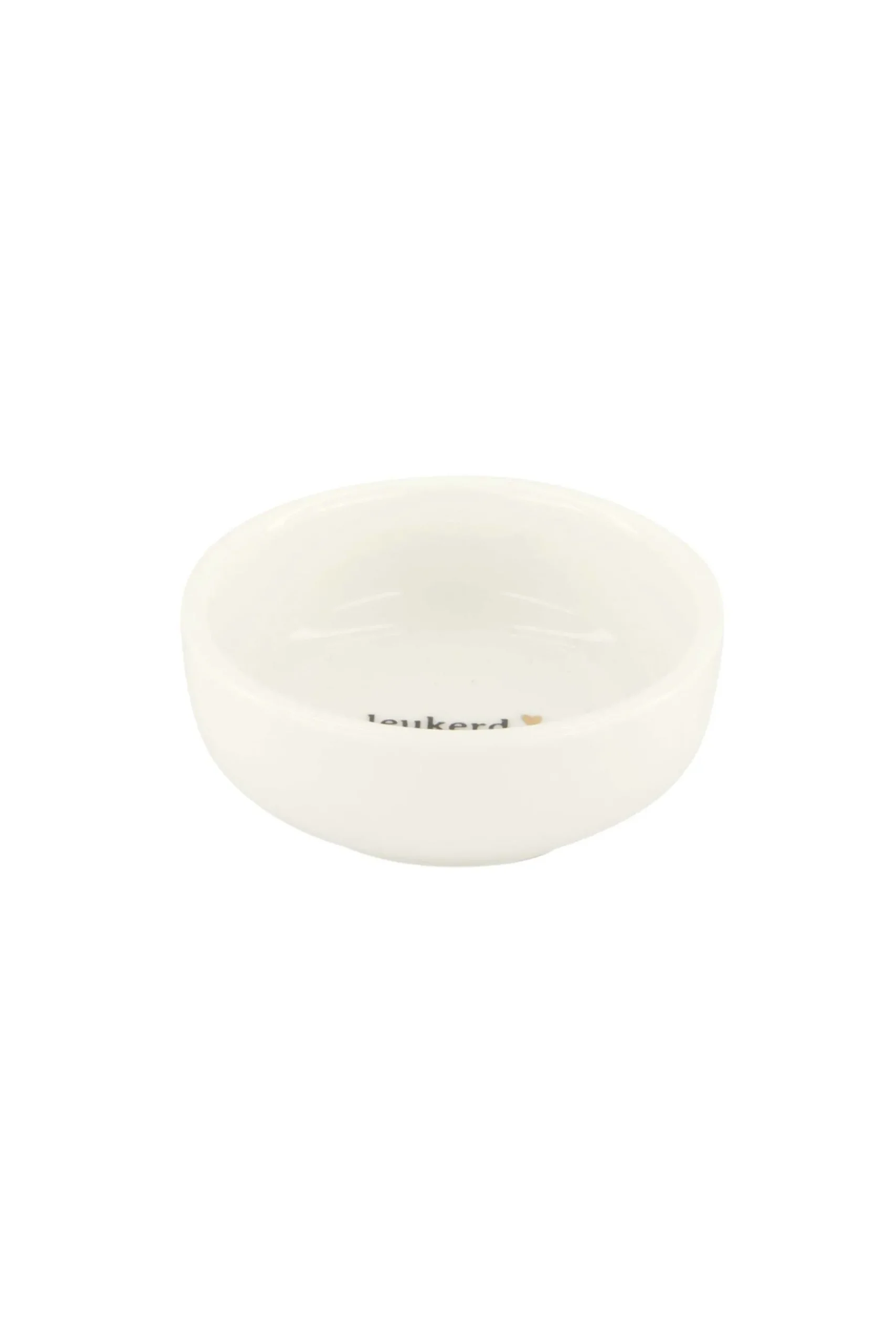 ZUSSS Servies*dipschaaltje leukerd wit wit/zand