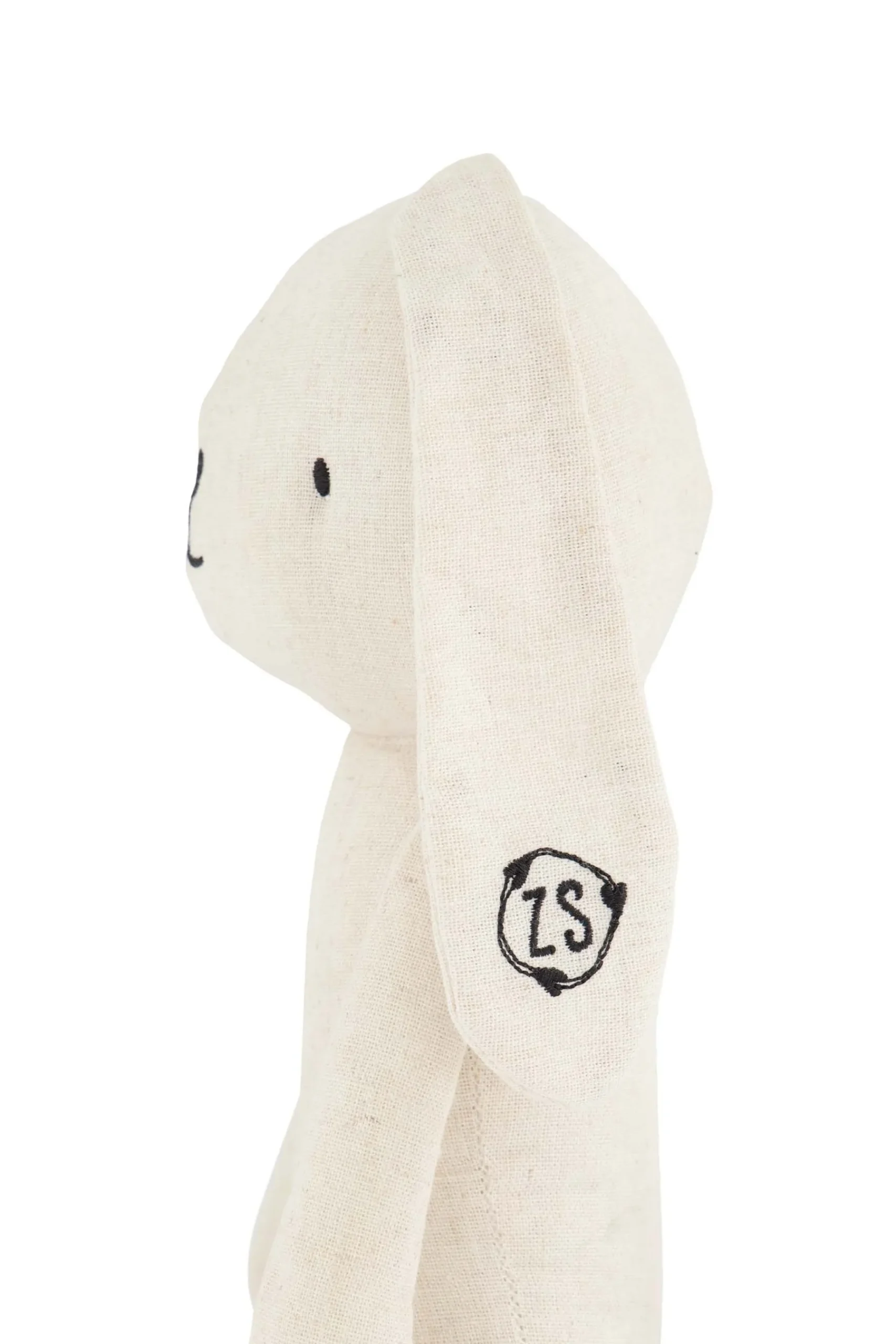 ZUSSS Baby*door flapoor knuffel naturel