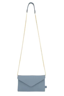 ZUSSS Schoudertassen & Handtassen*enveloptasje grijsblauw