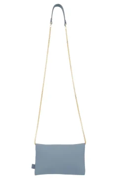 ZUSSS Schoudertassen & Handtassen*enveloptasje grijsblauw