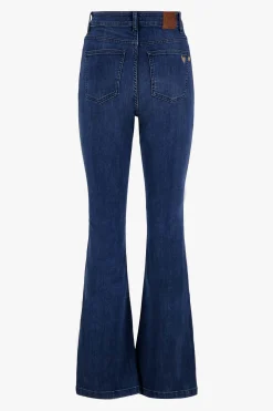 ZUSSS Broeken & Jeans*flared jeans donkerblauw