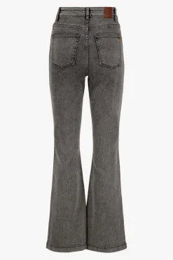 ZUSSS Broeken & Jeans*flared jeans grijs