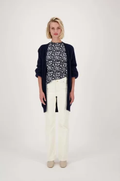 ZUSSS Vesten*fluffy vest donkerblauw