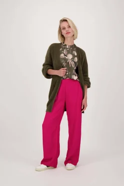 ZUSSS Vesten*fluffy vest donkergroen