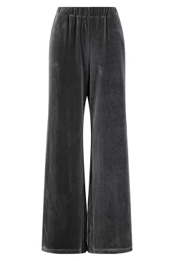 ZUSSS Broeken & Jeans*fluwelen broek antracietgrijs