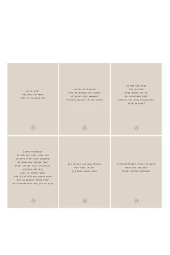 ZUSSS Kaartjes*gedichtenbundel vriendschap wit/blauw