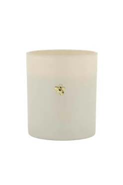 ZUSSS Geurkaarsen*geurkaars in doosje geniet momentje bloem zand/goud