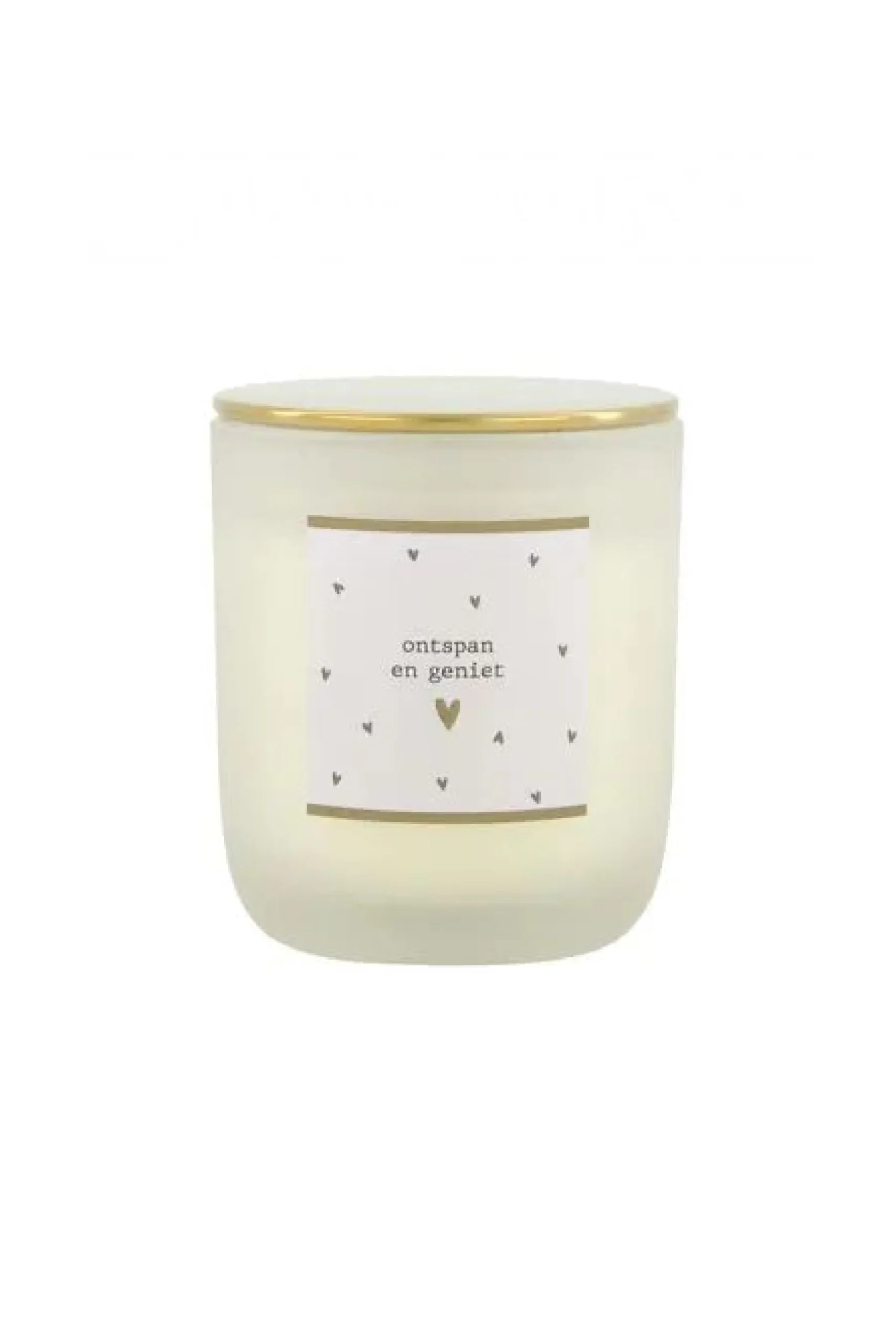 ZUSSS Bad|Geurkaarsen*geurkaars in glas ontspan en geniet wit