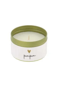 ZUSSS Geurkaarsen*geurkaars in katoenen zakje papa wit