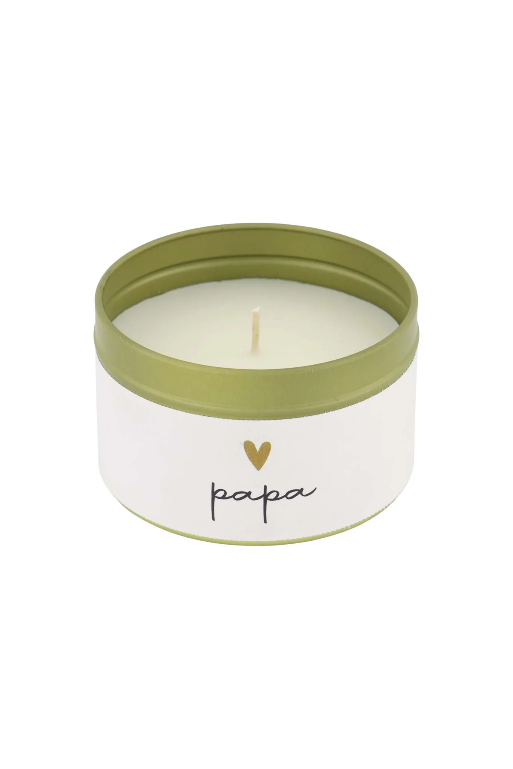 ZUSSS Geurkaarsen*geurkaars in katoenen zakje papa wit