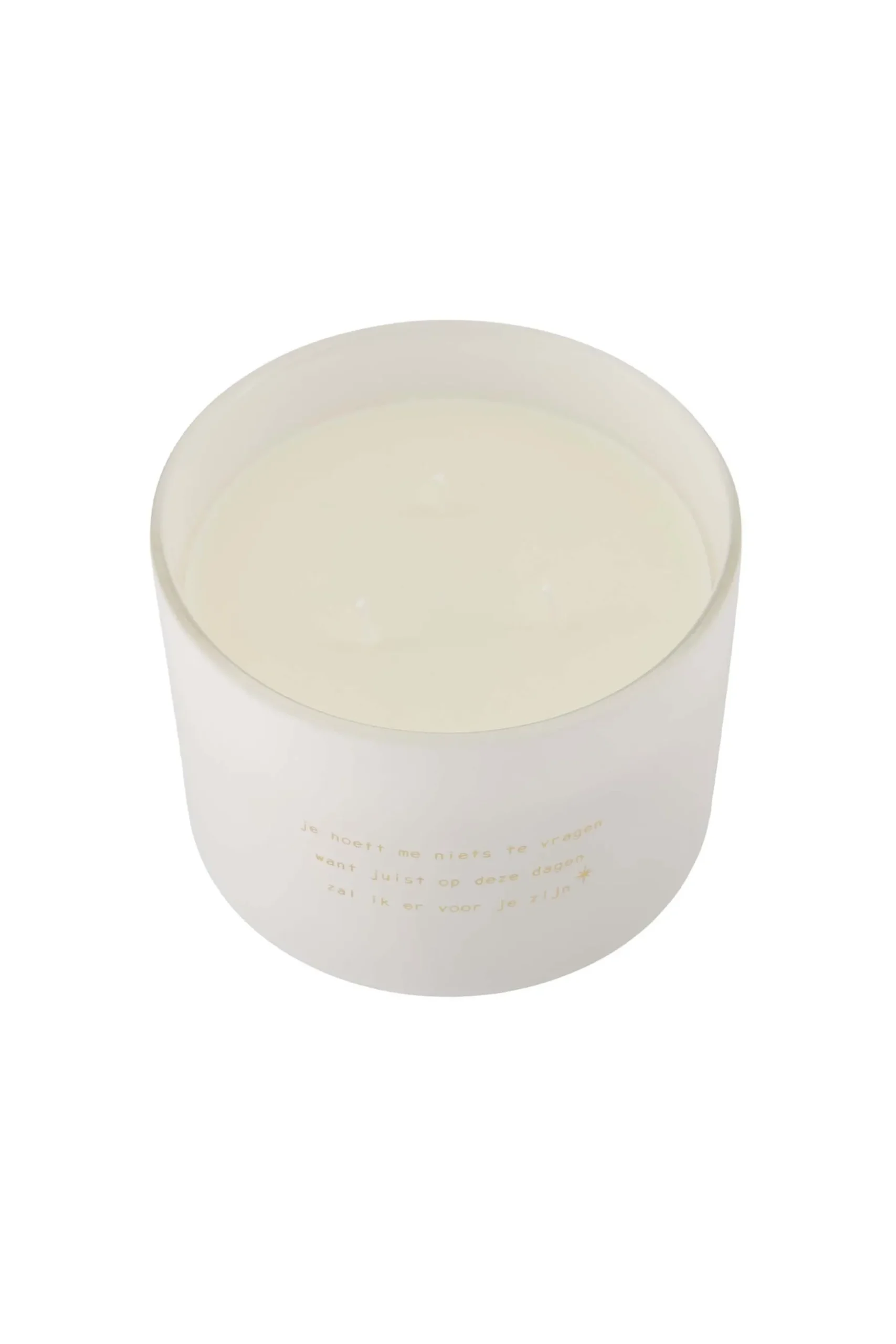 ZUSSS Geurkaarsen*geurkaars zal er voor je zijn winterbloem wit