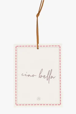 ZUSSS Bad*geurzakje ciao bella wit/rood