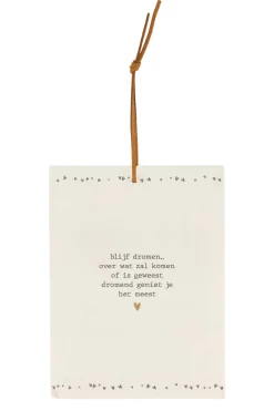 ZUSSS Bad*geurzakje schone was blijf dromen antracietgrijs/off white antracietgrijs/offwhite