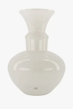 ZUSSS Vazen & Potten*glazen conische vaas wit