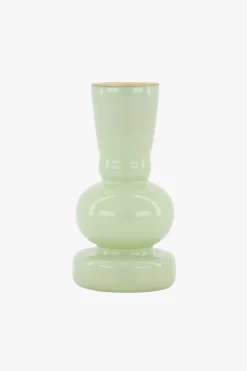 ZUSSS Kaarsen|Kaarsenhouders*glazen kandelaar M saliegroen saligroen