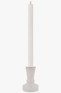 ZUSSS Kaarsen|Kaarsenhouders*glazen kandelaartje S wit
