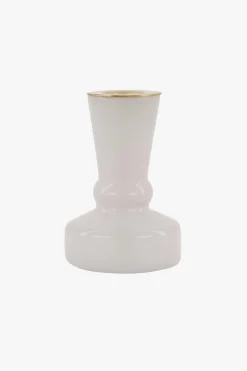 ZUSSS Kaarsen|Kaarsenhouders*glazen kandelaartje S wit