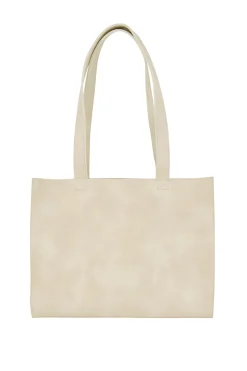 ZUSSS Schoudertassen & Handtassen*handtas ecru