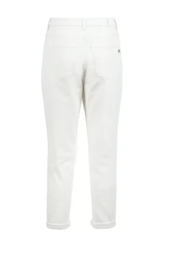 ZUSSS Broeken & Jeans*high waist jeans off white ecru