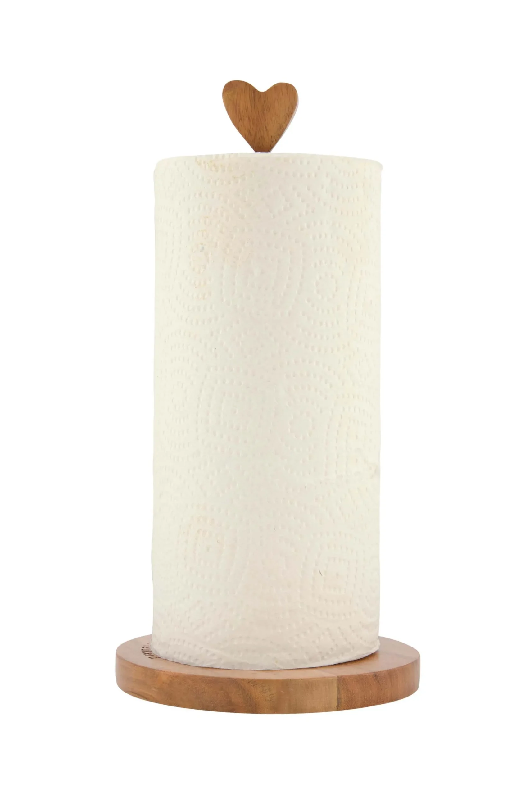 ZUSSS Keukenaccessoires*houten keukenrolhouder he leukerd donkerbruin