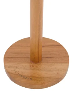ZUSSS Keukenaccessoires*houten keukenrolhouder he leukerd donkerbruin