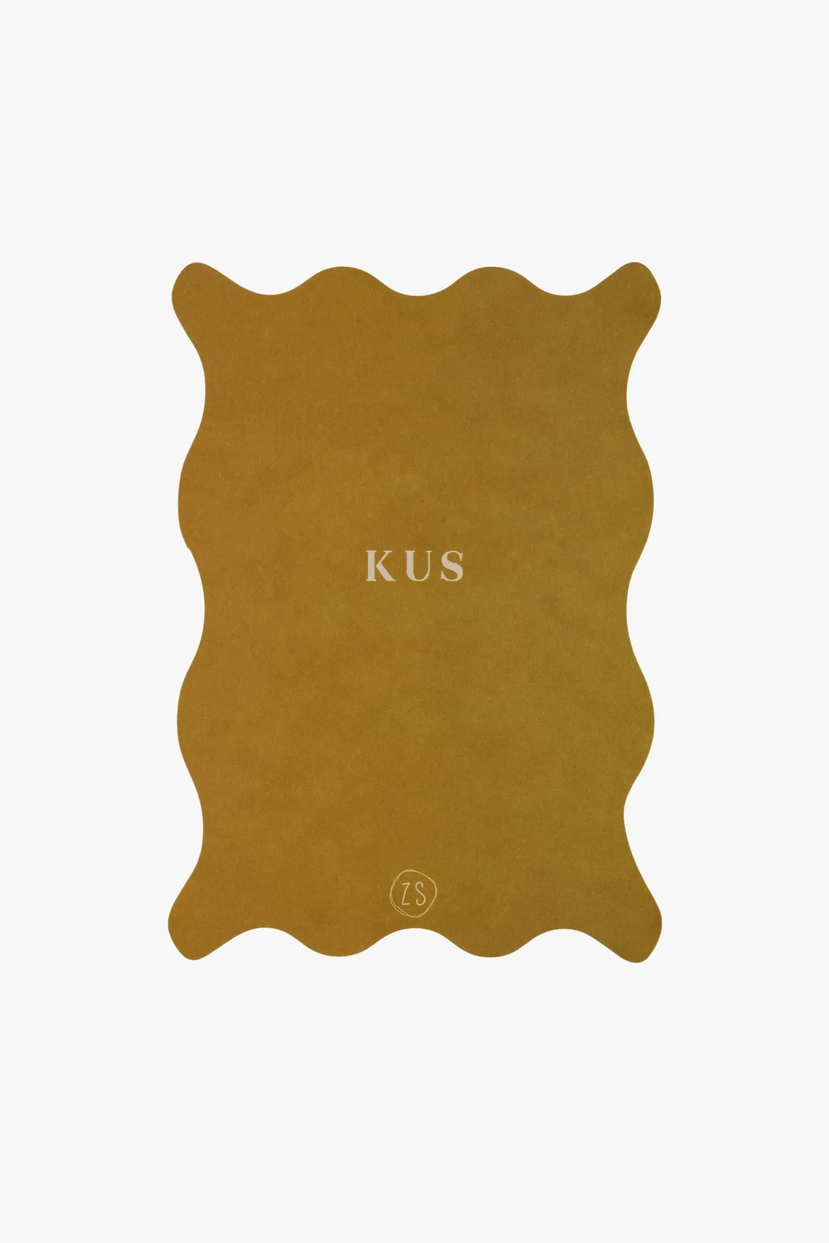 ZUSSS Kaartjes*kaart golf kus oker