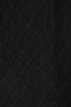 ZUSSS Tops*kanten blouse zwart