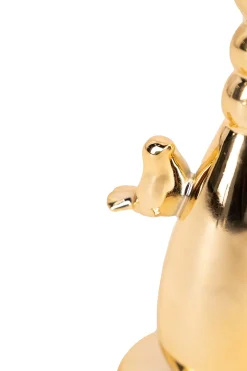 ZUSSS Kaarsen|Kaarsenhouders*keramieken kandelaar vogeltjes goud