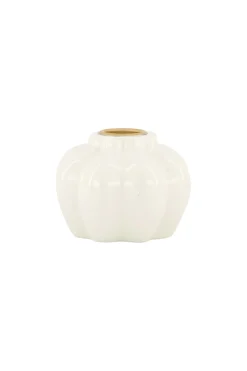 ZUSSS Kaarsen|Kaarsenhouders*keramieken kandelaar wit