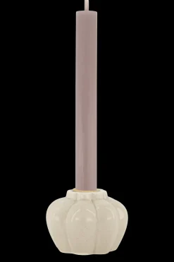 ZUSSS Kaarsen|Kaarsenhouders*keramieken kandelaar beige