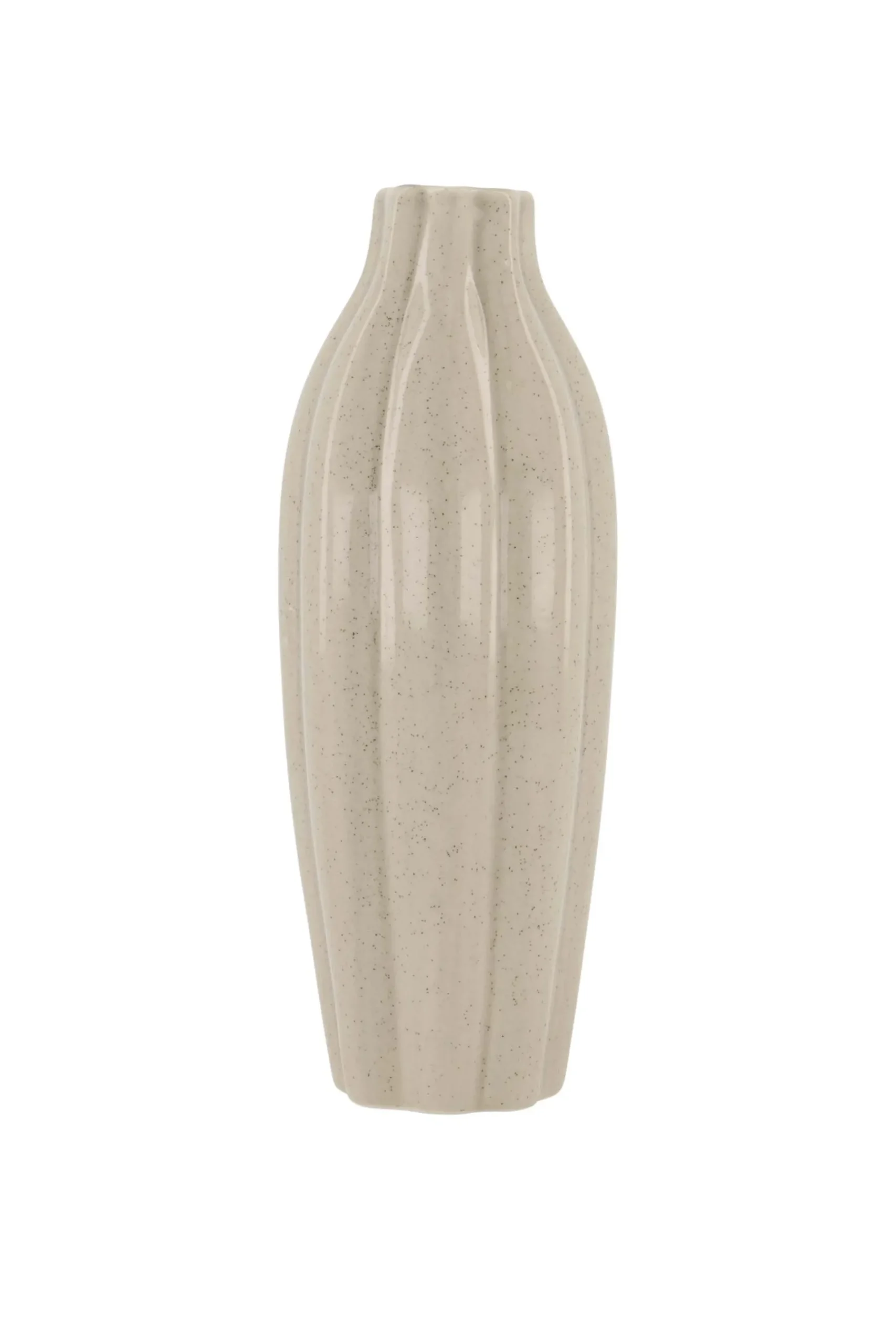 ZUSSS Vazen & Potten*keramieken vaasje beige