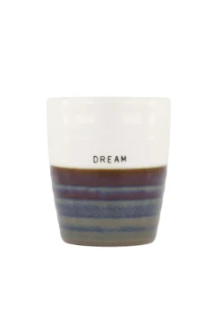 ZUSSS Servies*koffiemok dream warmgrijs/wit