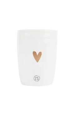 ZUSSS Servies*koffiemok goud hartje (set van 6)
