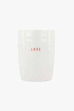 ZUSSS Servies*koffiemok love wit/rood