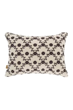 ZUSSS Kussens*kussen droom durf doe 35x25cm antracietgrijs/zand zand/antraciet