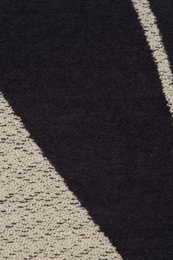 ZUSSS Kussens*kussen grafisch element 60x40cm antraciet antracietgrijs