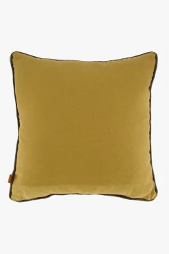 ZUSSS Kussens*kussen ikat print 45x45cm oker/ecru