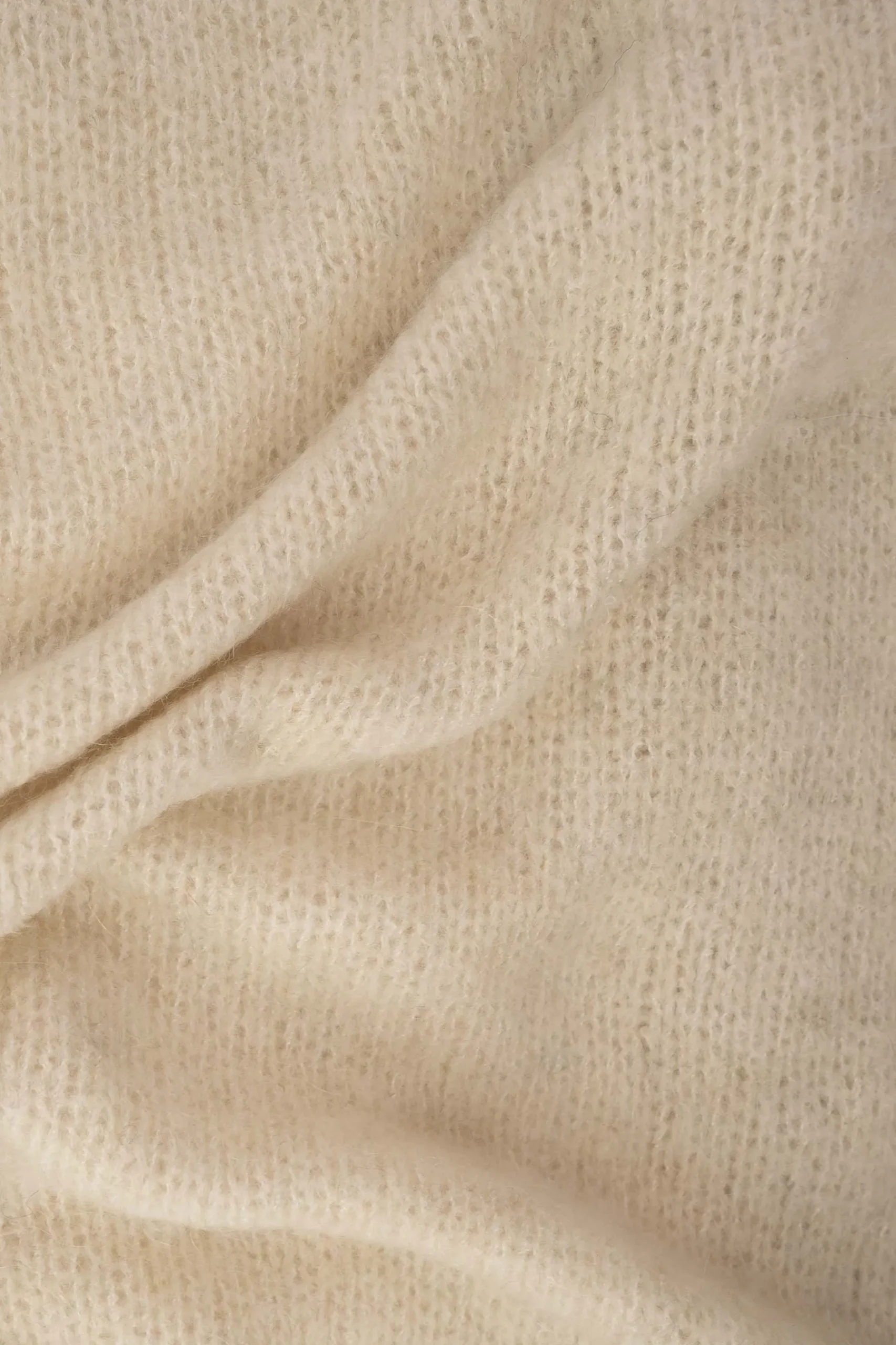 ZUSSS Vesten*lang vest met reverkraag zand