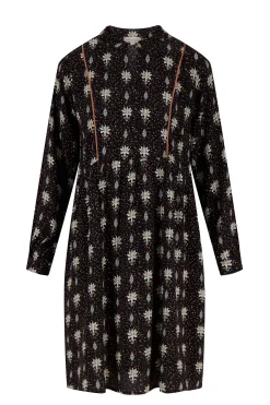 ZUSSS Jurkjes & Rokken*limited jurk met bloemenprint zwart
