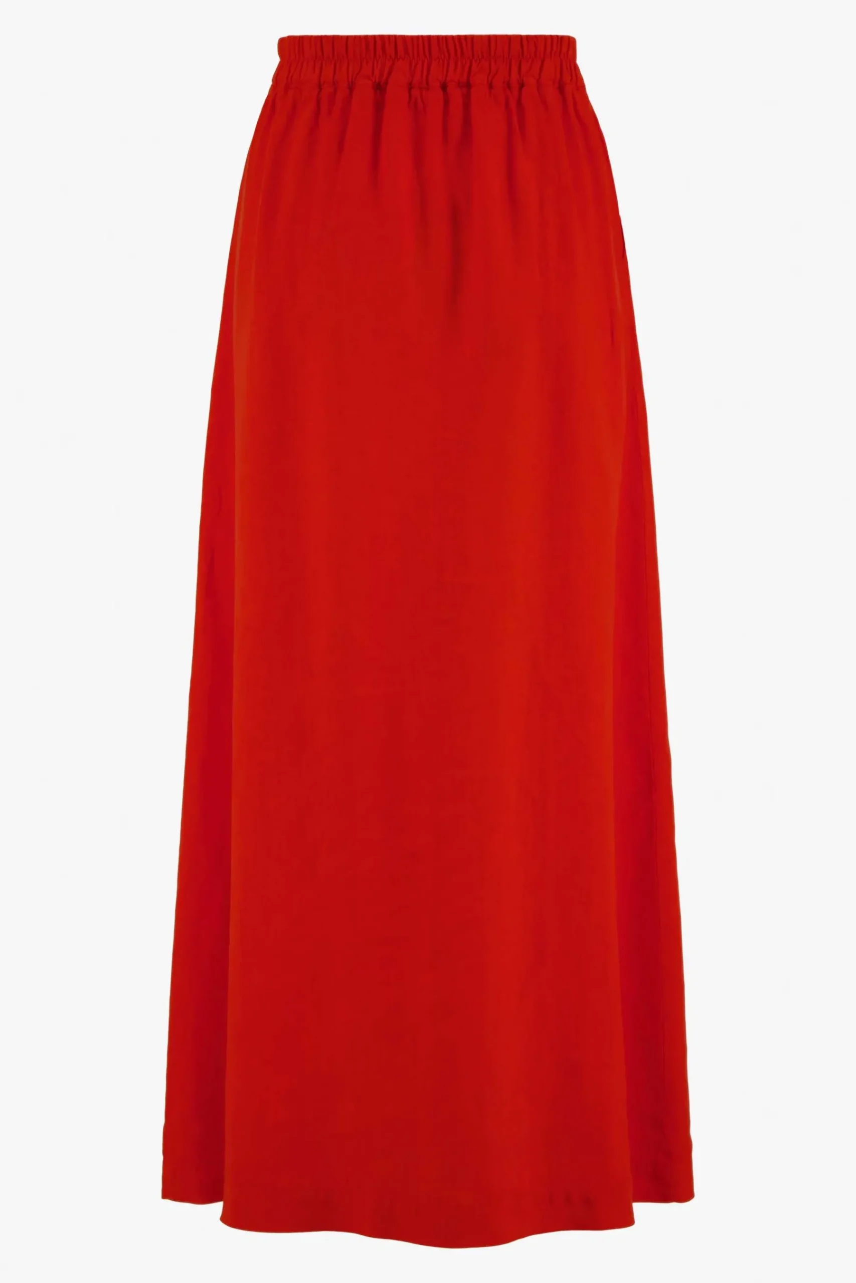 ZUSSS Jurkjes & Rokken*linnen doorknooprok koraalrood